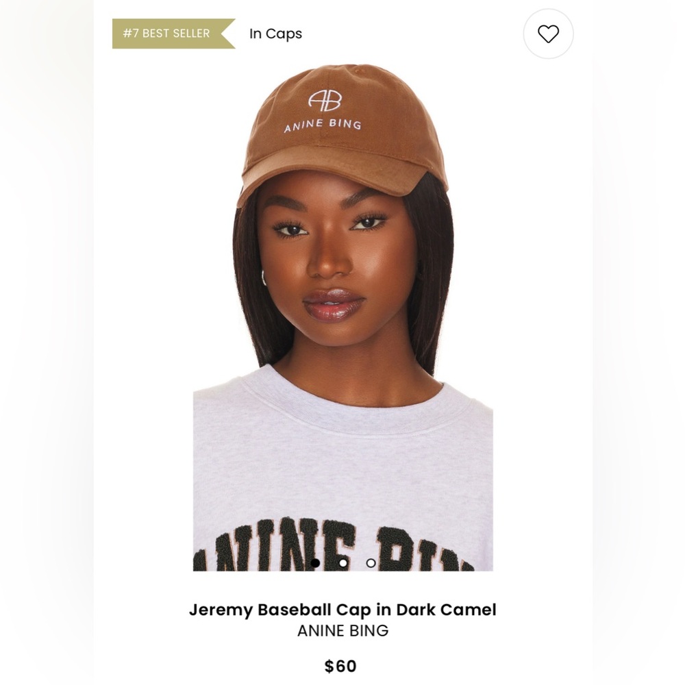 Anine Bing Jeremy Baseball Cap